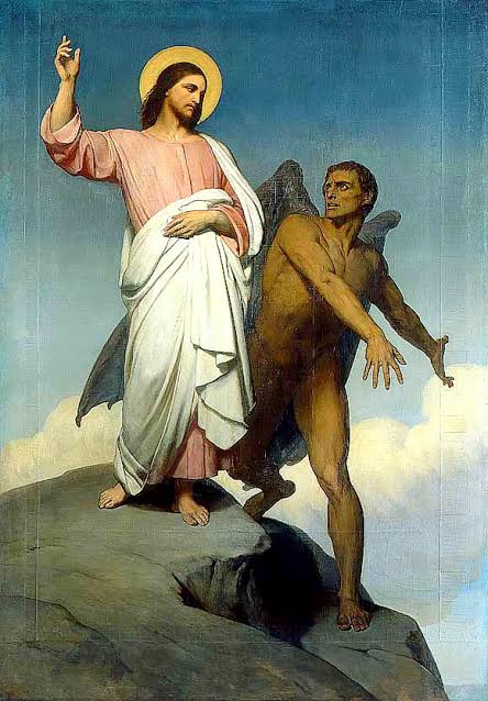 Temptation of Christ, Ary Scheffer, 1854